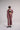 Ira Silk Shantung Pants - Pink check
