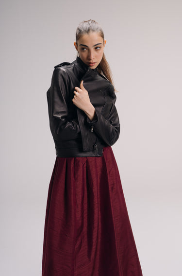 Sofia dramatic ball gown skirt - Burgundy