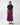 Bianca - Burgundy Midi Leather Skirt