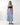 Bianca - Light Blue Crosta Midi Skirt