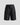 Lina Silk Shantung Shorts - Black