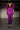 Idil Silk Shantung Pants - Indian violet