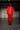 Ira Silk Shantung Pants - Red