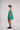 Alice Silk Shantung Mini A line Dress - Magical Turquoise