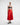 Artemise Leather Skirt - Red