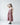 Cécile Midi Dress in Shantung Silk - Dusty Pink