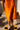 OLFA Oversized Shantung Silk Playsuit - Embroidered Orange